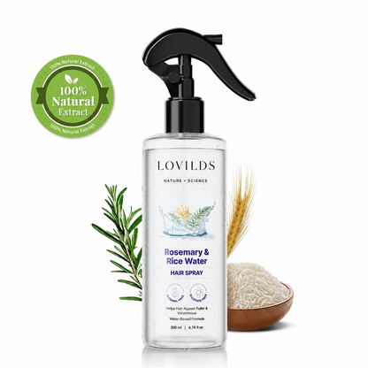 LOVILDS Rosemary & Rice Water Hair Spray