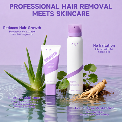 AQA Pain-Free Hair Removal Duo for Sensitive Skin