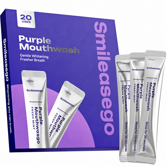 Mouthwash Sachets - Color-Correcting Formula For A Fresher-Looking Smile