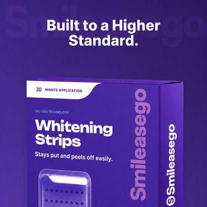 smileasego Purple Teeth Whitening Strips – Peroxide-Free Whitening for Sensitive Teeth