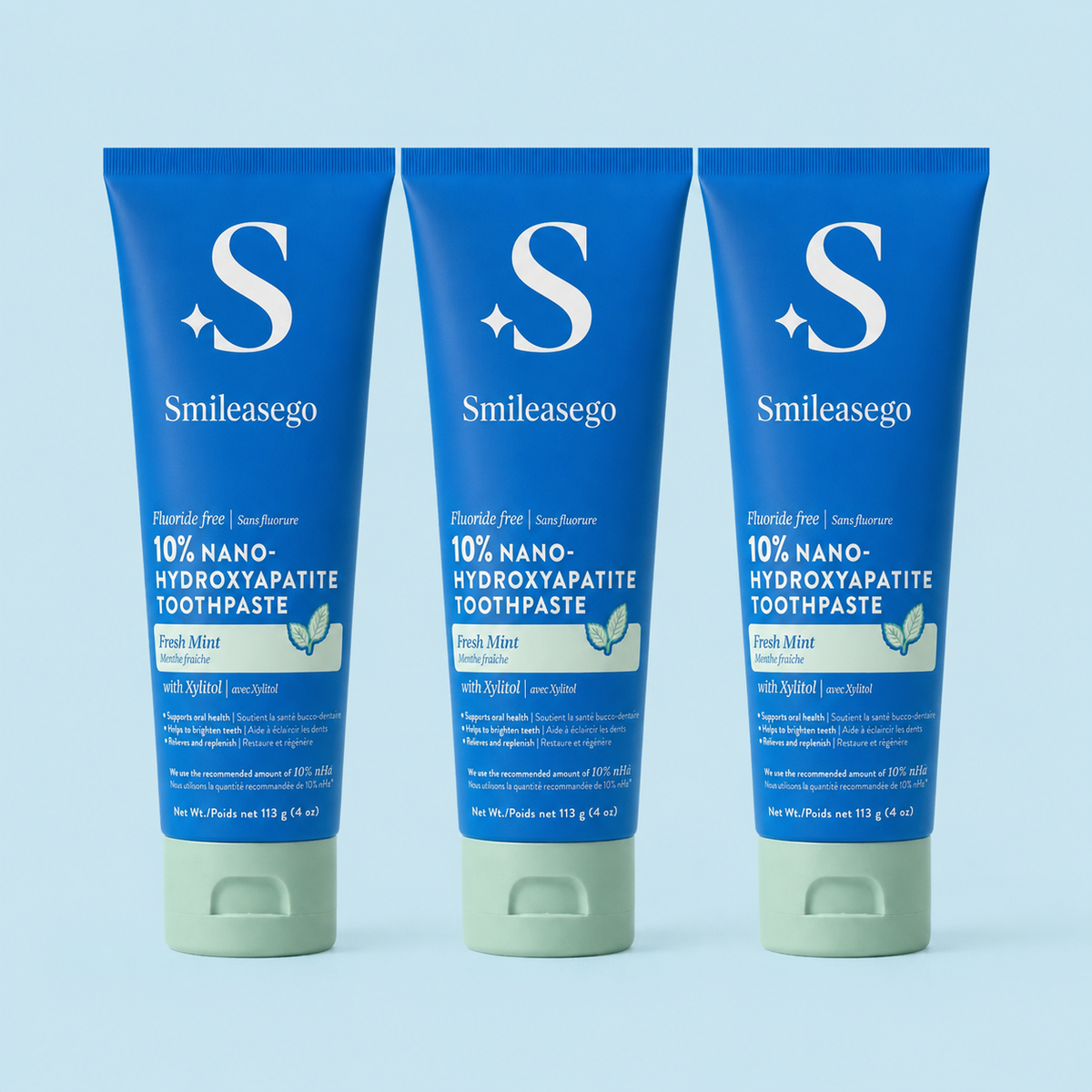 Smileasego 10% Nano-Hydroxyapatite Toothpaste