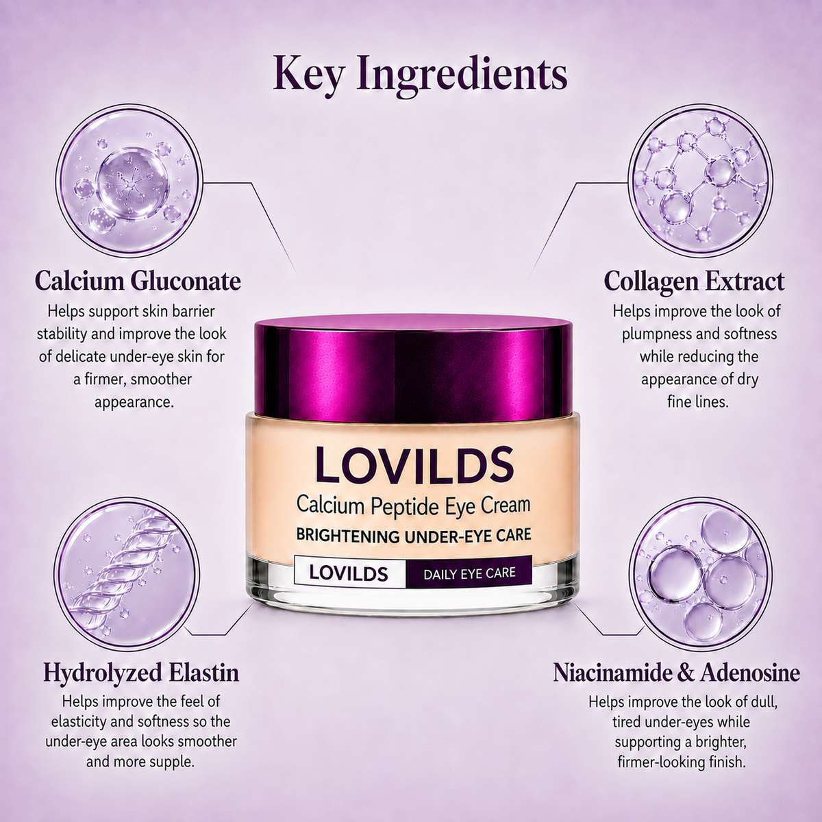 LOVILDS™ Calcium Peptide Eye Cream