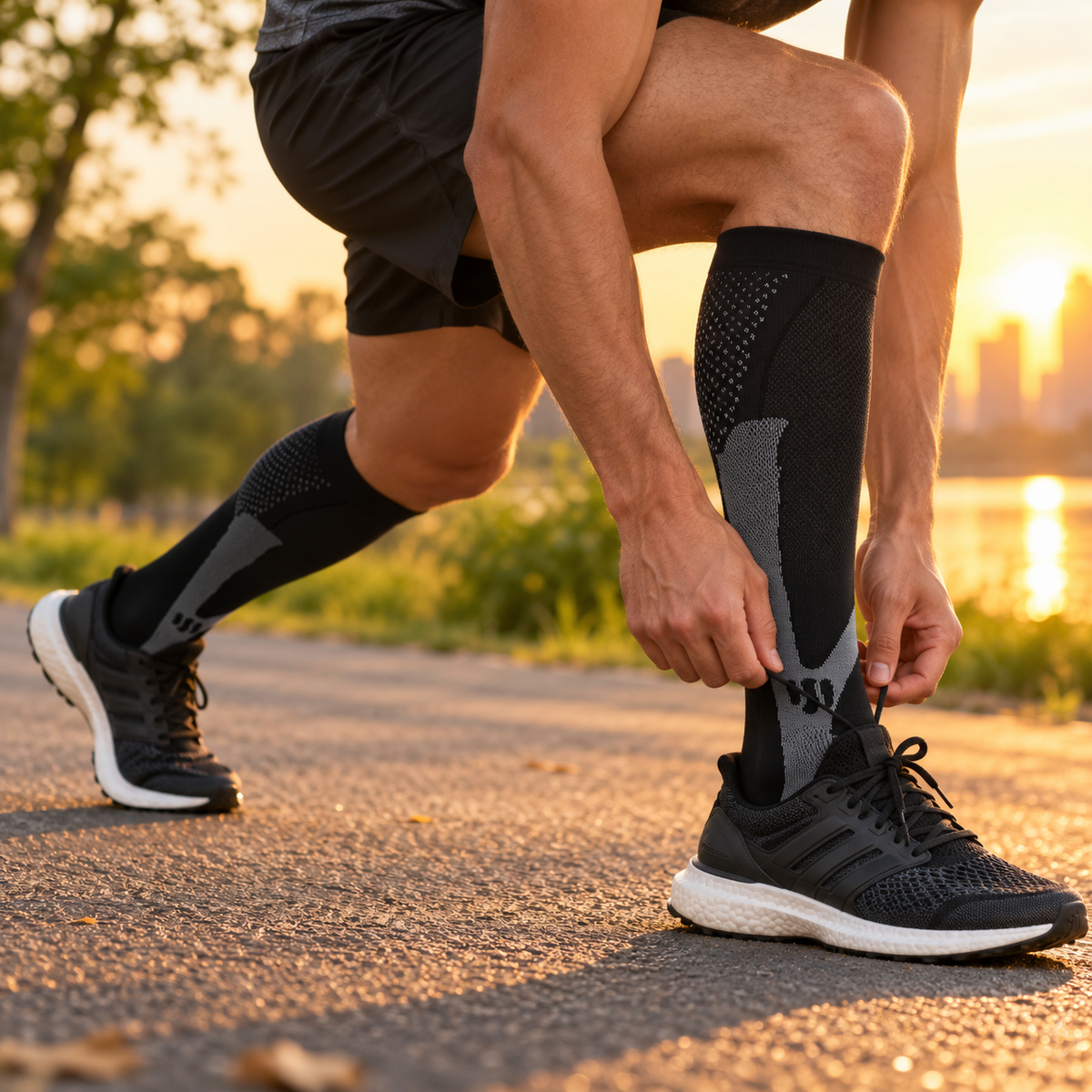 Knee-High Performance Compression Socks