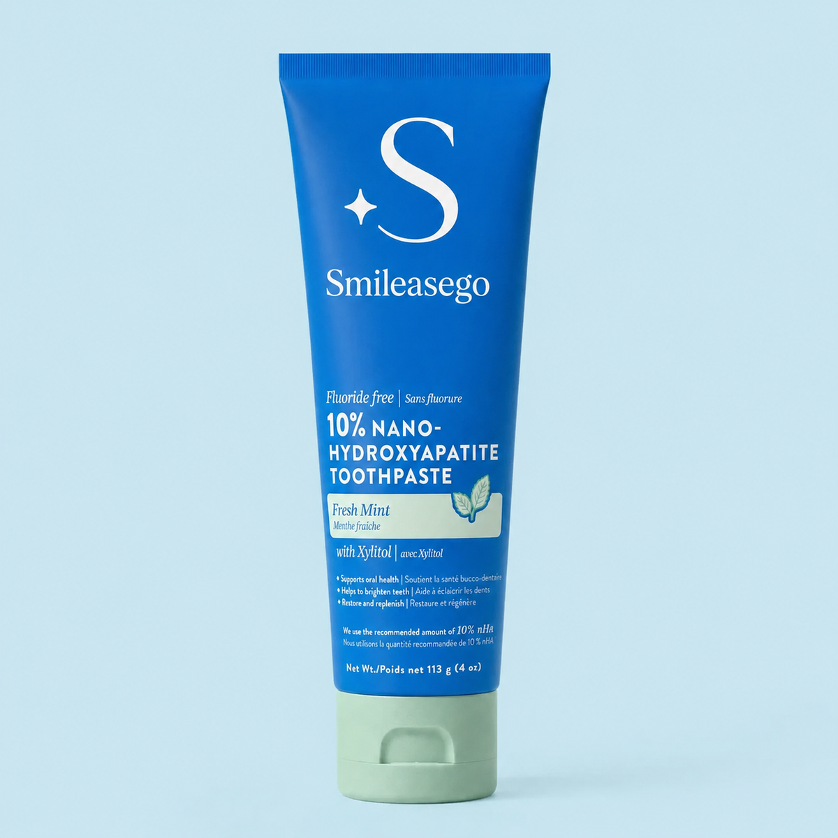 Smileasego 10% Nano-Hydroxyapatite Toothpaste