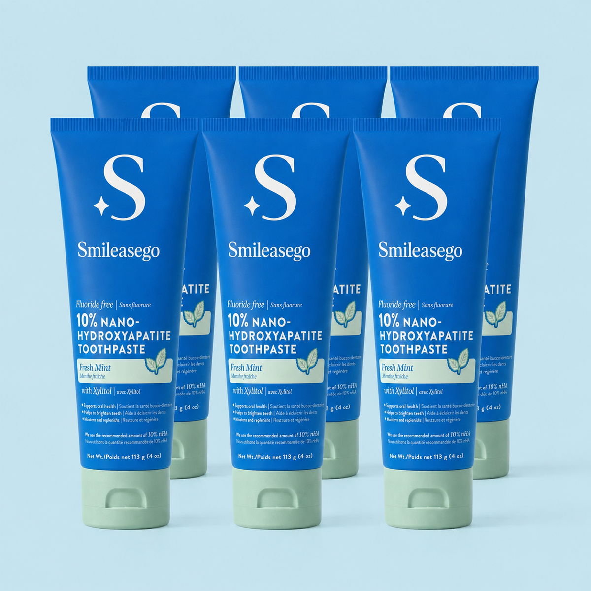 Smileasego 10% Nano-Hydroxyapatite Toothpaste